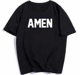 Christian AMEN Printed T Shirt For Man Woman Summer Cotton Short Sleeve Jesus T Shirt Geek Blusas Camisetas Camisa Masculina 27456768
