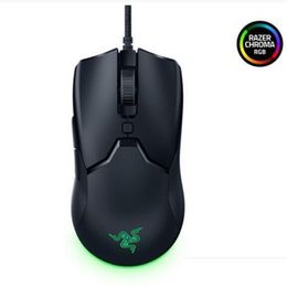 Mice Razer Chroma Usb Wired Optical Computer Gaming Mouse 10000Dpi Sensor Deathadder Game With Retail Box Drop Delivery Computers Netw Otehp