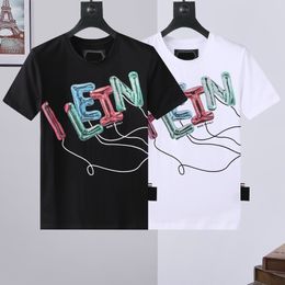 designer shirt tee tshirt luxury t-shirt brand designers shirts spray letter short-sleeved summer mens womens tees t shirt rhinestone skull men t shirts clothes