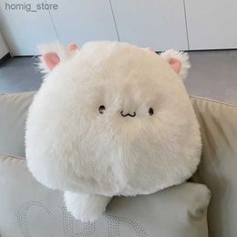 Plush Dolls Kawaii Soft Round Cat Animal Plush Studed Toy Sofa Decoration Cushion Cute Baby Baby Girlfriend Gifthip Y240415