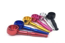 The novel Colour Aluminium Alloy pot pipe metal pipe smoking accessories1604494