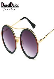 Sunglasses Male Female Metal Sun Glasses Gold Vintage Circle Feminine Round Prince Sunglass Women Men Alloy 20219682540