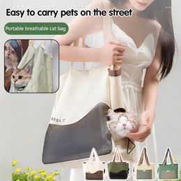 Cat Carriers Small Dog Portable Bag With Exposed Head Breathable Pet Body