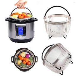 Double Boilers Stainless Steel Steamer Cage Basket With Handle For Electric Pressure Cooker Most Cookers Cooking