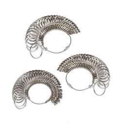Cluster Rings 2021 Metal Alloy Ring Size USUK Finger Gauge Sizer Measuring Jewellery Tool5674396