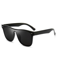 Fashion New BLAZE Sunglasses Men Women Flash Sun Glasses Brand Designer Mirror Black Frame gafas de sol with cases3222641