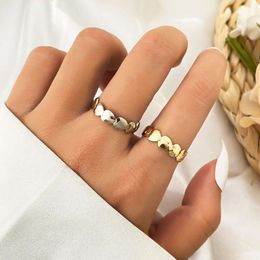 Love Female Instagram, Unique Design, Peach Heart, Personalized Opening Ring, Sweet and Cool Index Finger Ring