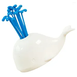 Water Bottles Spray Whale Fruit Fork Toothpicks Charcuterie Abs Cocktail Forks Appetiser