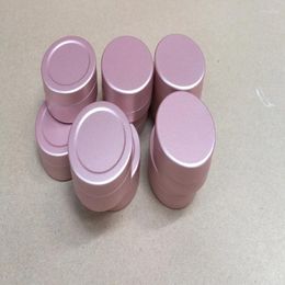 Storage Bottles 100pcs/lot 20g Metal Box 20ml Aluminium Jar Lip Gloss Container Tea Tin Cosmetics Packing Bottle Pink Silver Jars