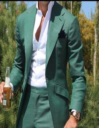 Latest Design Mens Dinner Prom Party Suit Groom Tuxedos Cheap Two Pieces Groomsmen Wedding Suits Custom Made JacketPants3856941