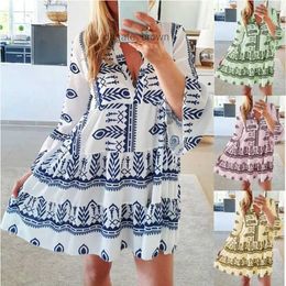 2024 Spring/Summer New Printed Womens Dress Hot Selling Candy Colour Short Skirt Multi Colour Multi Size