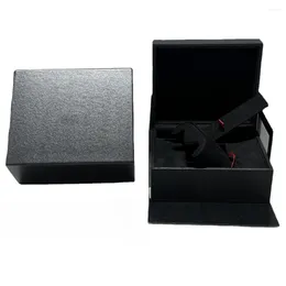 Watch Boxes Customised Wholesale Black With NLNL Wooden Box Tag Card Can Customization 904L Watches Gift Steel