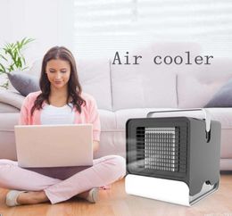 Household dormitory Portable Mini Personal Air Conditioner Cooler Machine Table Fan for office summer necessity tool4904106