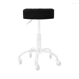 Chair Covers Round Bar Stool Cover Stretch Non-Slip Super Soft Anti-Dirty Seat Home Cushion Protector