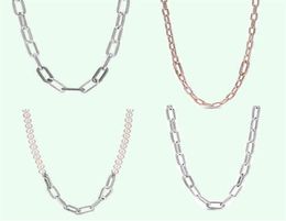 Sterling Silver ME Chain Necklace Hip Hop 925 Jewellery Original Design DIY Jewellery Christmas Gift Girl222L2581675