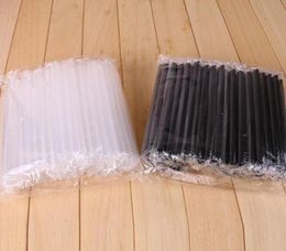 Drinking Straws 100 Pieces Of 7.5-inch Large Milkshake Straw Bubble Boba Milk Plastic Thick Smoothie Cold Drink Bar Accessories2242095