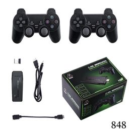 HD 4K Nostalgic Video Game Host Console Retro Mini Wireless Arcade M8 Home TV U Treasure Built-in 20000 Games Video Game Consoles With Double Gamepad Joysticks 848DD