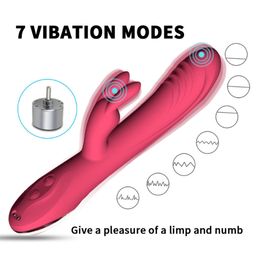 Adult products Rabbit double G spot vibrator female massage AV vibrator sexy toys