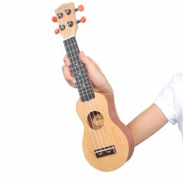Cables Irin 17 Inch Redwood Mini Pocket Guitar Ukulele Music Instrument Toy with Bag