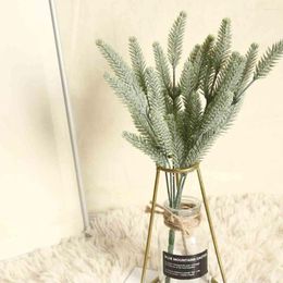 Decorative Flowers Hanging Wall Baskets For Home Green Garden Artificial Decor Wedding Silk