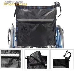 Diaper Bags Large capacity lightweight outdoor wheelchair armrest bag wheelchair back storage bag accessory bag storage bag L410