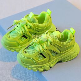 Spring autumn luxury children's shoes boys girls designer sports shoes breathable kids baby casual sneakers fashion Outdoor athletic shoe EU 23-38 B1