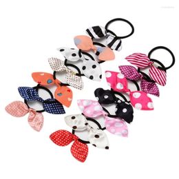 Hair Clips Gilrs Rope Ring Scrunchies Elastic Bowknot Holder
