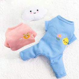 Dog Apparel Soft Pajamas Clothing For Dogs Jumpsuits Coat Warm Pet Clothes Hoodie Outfit Winter Four Legs