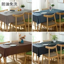 Table Cloth Pure Colour Protection Oil Disposable Tablecloth Tea Mat_Jes2092