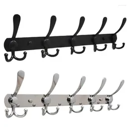 Hangers ABSF Hooks Wall-Mounted Bathroom Hook Rack Bedroom Coat Hanger Wall Mounted Racks For Hat Towel