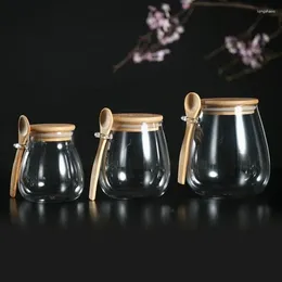 Storage Bottles Coffee Beans Jar Airtight Containers For Food Sugar And Tea Glass With Lid Sealed Container