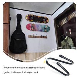 Hooks Guitar Display Rack Wall-mounted Heavy Duty Foldable Storage Holder Hanger