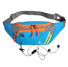 fashion men waist pack outdoor sport waist bags gym fitness multi-functional crossbody bags hiking running belt bags