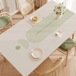 Table Cloth Contracted And Pure Fresh Dirty MATS Waterproof Oil Resistant Erasable Disposable Pads_Kng931