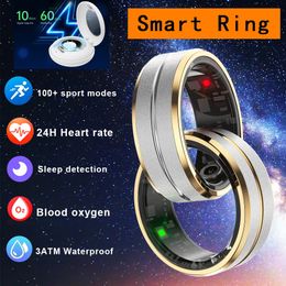 5ATM Waterproof Smart Ring Men Women Health Monitoring Blood oxygen 100 sport modes Fitness Tracking Sport Smartring 240415