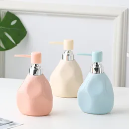 Liquid Soap Dispenser Macaron Colour Ceramic Dispensers Hand Sanitizer Shower Gel Shampoo Bottle Press Bathroom