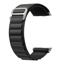 Alpine Loop Nylon Band för Apple Watch Band 49mm 42mm 44mm 45mm 41mm 40mm 38mm rem för I Watch Series Ultra 2/SE/9/8/7/6/5/4/3