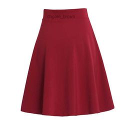 New pleated A-line short skirt womens dress fluffy solid Colour high waist Korean version medium and long umbrella skirt