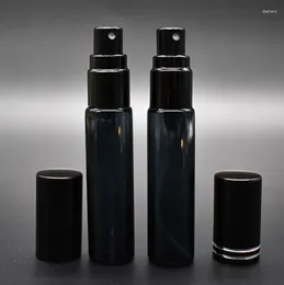 Storage Bottles 100pcs Black Glass Spray Bottle Perfume Atomizer Mist Sprayer Portable Cosmetic Sample Container Empty