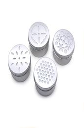 26oz 80ml Cosmetic Aluminum tins box empty tin cans hollow out hole cover lids for air freshener6353297