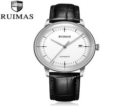 Ruimas Automatic Miyota Mechanical Watch Men Thin Sports Mens Watches Wristwatches Waterproof Relogio Masculino7182659