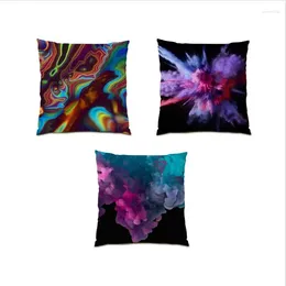 Pillow Cover Sofa Living Room Decoration Abstract Throw Covers Colour Geometry 45x45 Luxury Velvet Bed E0624