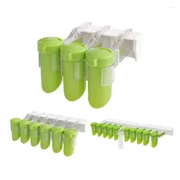 Kitchen Storage Seasoning Bag Organiser Condiment Bracket Punch Free Wall-Mounted Rack Clip For Spices Bags Wall Mounted