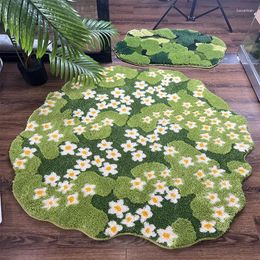 Carpets Flower Mat Tufted For Living Room Bedroom Decor Forest Home Garden Rugs Floor Mats Thick Soft Anti-slip Child Play