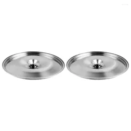 Mugs Frying Pan Cover Stainless Steel Taste Cup Lid Universal Replacement Seasoning Pot Covers