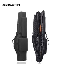 Backpacks 120cm Tactical Gun Bag Airsoft Military Dual Rifle Shooting Gun Backpack Padded Gun Carry Storage Case Outdoor Hunting Gun Bag