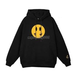 Heiße Drawdrew Designer Marke Draw Hoodie Die höchste Kapuzenpodellies Drawdrew Sweatshirts Yellow Man Retro Smiley Gesicht Sweatshirt T -Shirt Zeichnung Kapuze Harajuku 51