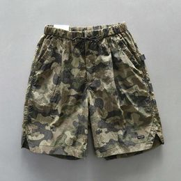166022 # Men's Summer Thin Wash American Retro Beach Sports Pants Casual Work Shorts