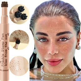 1PC Face Natural Waterproof Lifelike Fake Freckles for Long Lasting Look Dot Spot Pen Makeup Tool Cosmetic