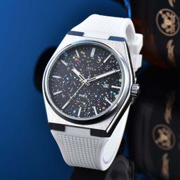 Top-Marke Tissoity-Armbanduhren Männer Frauen Uhren drei Nadeln Quarz Uhr 1853 Luxus-Armband-Watch-Stahlgurt Fashion PRX Designer Uhren Armband T003